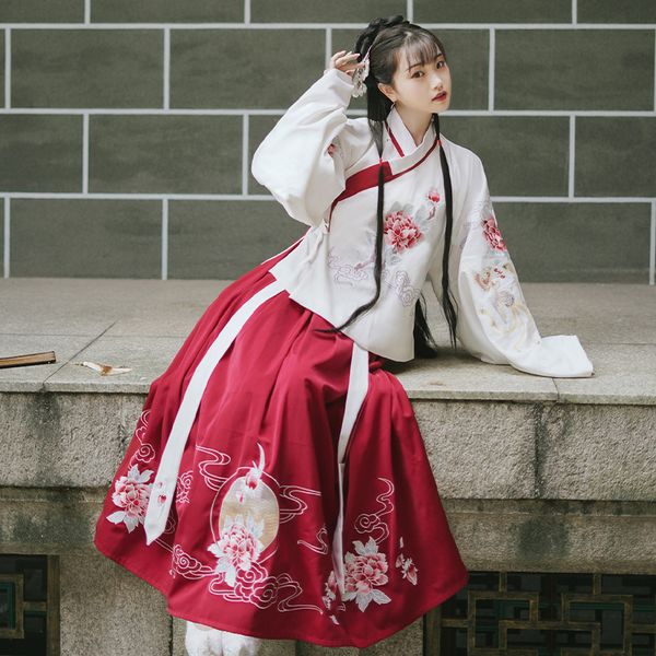 ethnic clothing traditional female cosplay hanfu, cloud, elegant, embroidered chinese, tang clothing, party, stage, cosplay ior9, Red
ethnic clothing traditional female cosplay hanfu, cloud, elegant, embroidered chinese, tang clothing, party, stage, cosplay ior9, Red