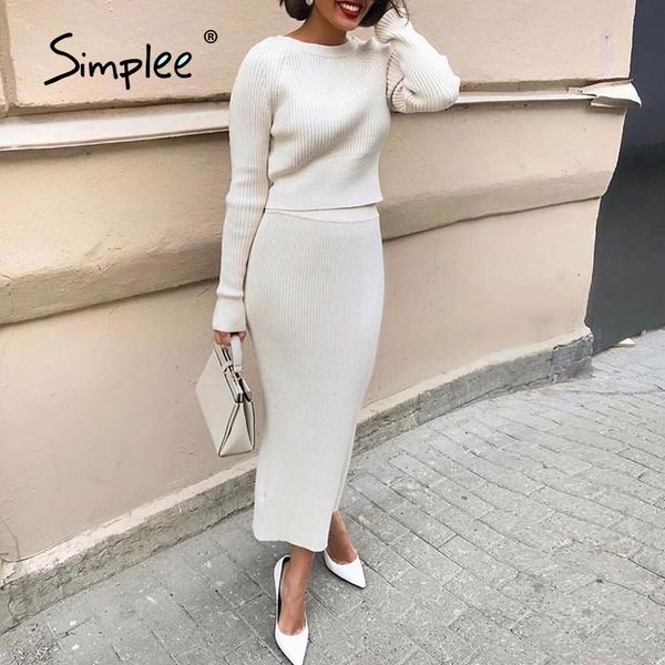 simplee elegant stripe two piece dress white round neck knit dress high waist street style autumn winter dress two piece set, Black;gray
simplee elegant stripe two piece dress white round neck knit dress high waist street style autumn winter dress two piece set, Black;gray