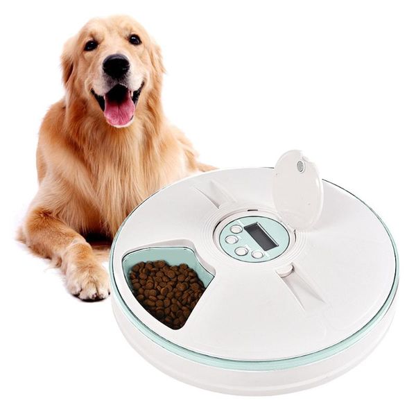 dog bowls & feeders 6-meal automatic pet feeder with programmable timer lcd display portion control auto food dispenser for cats dogs suppli
dog bowls & feeders 6-meal automatic pet feeder with programmable timer lcd display portion control auto food dispenser for cats dogs suppli