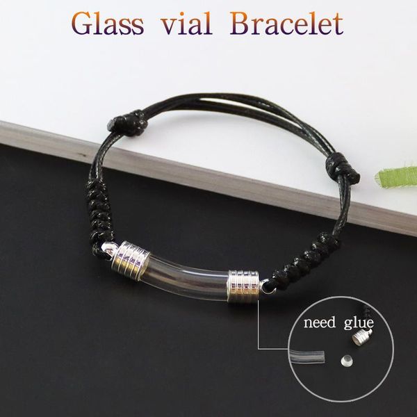 charm bracelets 1pc 6mm curve tube premade woven cotton bracelet rice vial diy jewelry, Golden;silver
charm bracelets 1pc 6mm curve tube premade woven cotton bracelet rice vial diy jewelry, Golden;silver