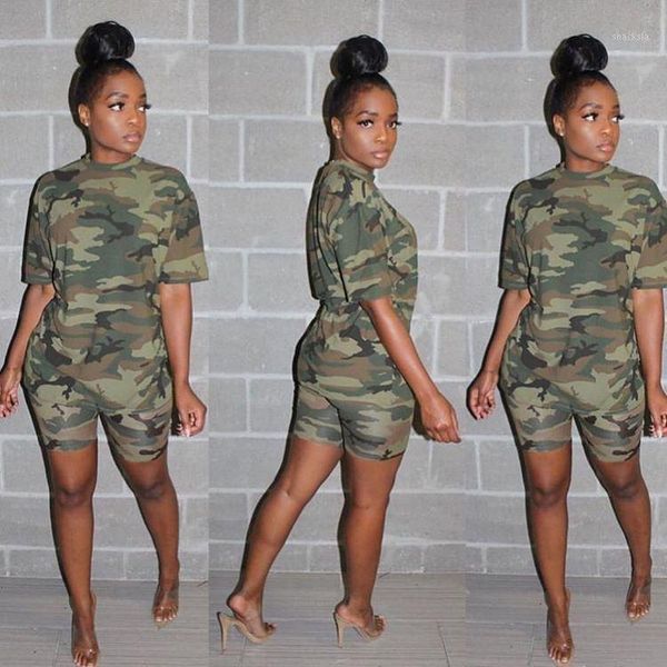 camouflage print two piece set tracksuit women short sleeve t shirt and biker club outfits mz-f8270 women's tracksuits, Gray
camouflage print two piece set tracksuit women short sleeve t shirt and biker club outfits mz-f8270 women's tracksuits, Gray