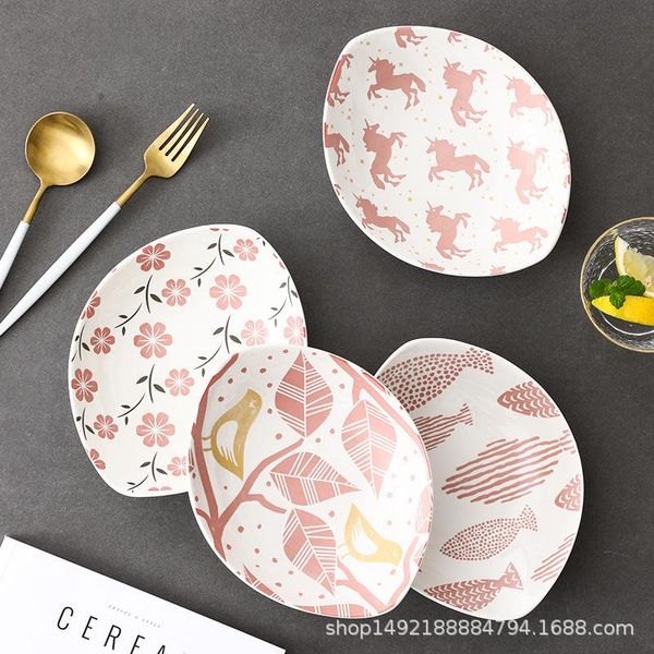 dishes & plates japanese style olive-shaped ceramic serving plate, dark green salad deep dish home el creative plate
dishes & plates japanese style olive-shaped ceramic serving plate, dark green salad deep dish home el creative plate
