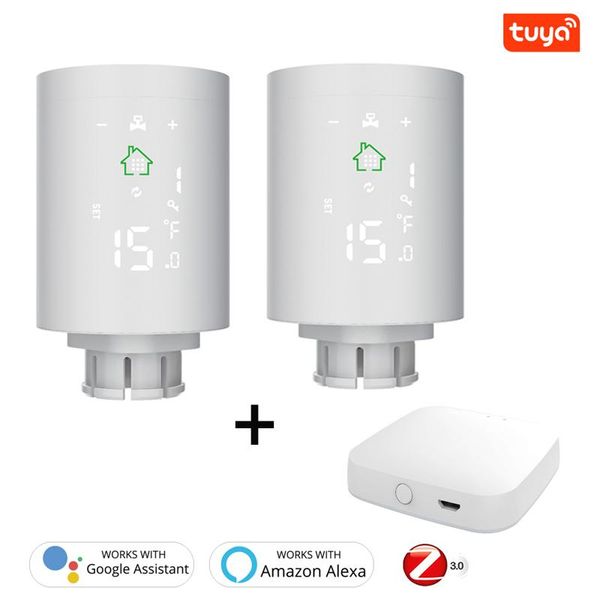 smart home control tuya zigbee3.0 actuator thermostatic radiator for alexa google thermostat heater temperature gadge
smart home control tuya zigbee3.0 actuator thermostatic radiator for alexa google thermostat heater temperature gadge