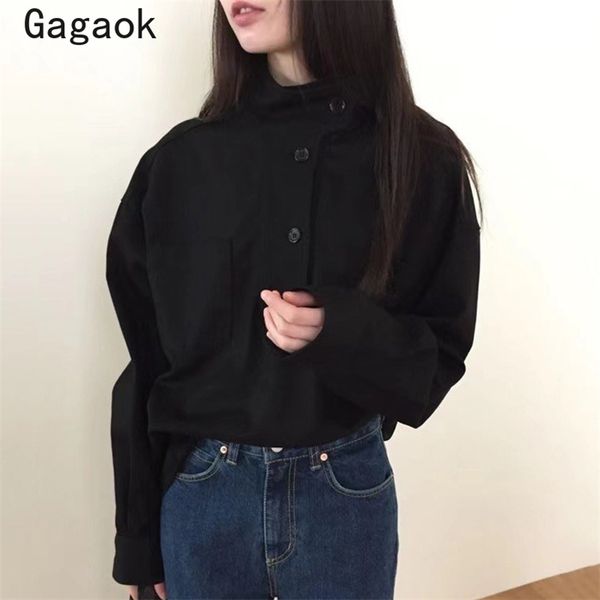 streetwear fashion women shirts spring autumn solid stand slim chic wild simple korean and blouses k3830 210531, White
streetwear fashion women shirts spring autumn solid stand slim chic wild simple korean and blouses k3830 210531, White