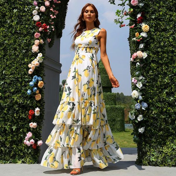 casual dresses women print ruffle bohemia maxi dress vintage summer sleeveless long loose tropical hawaiian, Black;gray
casual dresses women print ruffle bohemia maxi dress vintage summer sleeveless long loose tropical hawaiian, Black;gray