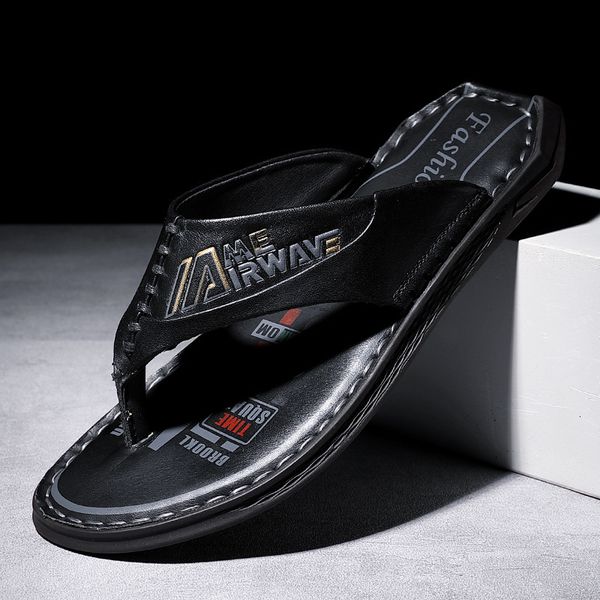 slippers korean style flip flop wear summer men's casual breathable soft sole personalized beach slippers j4ry, Black
slippers korean style flip flop wear summer men's casual breathable soft sole personalized beach slippers j4ry, Black