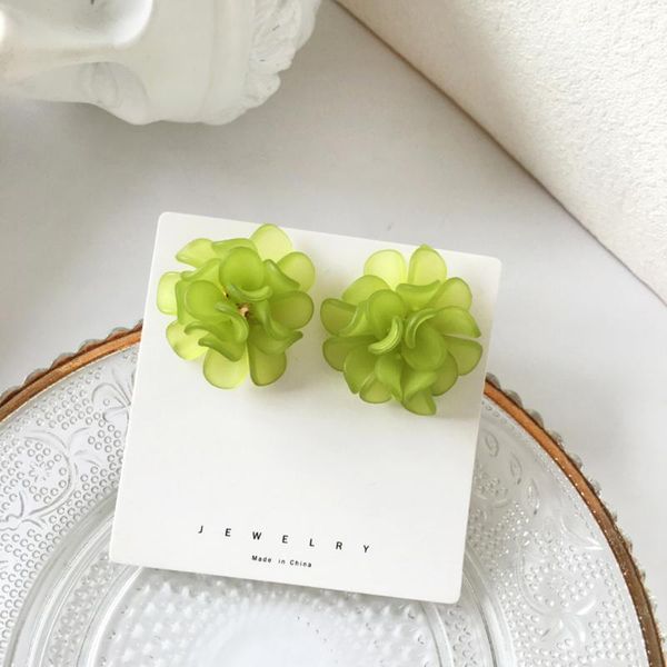 hoop & huggie han edition lovely romantic style green flower shape earrings jewelry gifts in women stud sell like cakes, Golden;silver
hoop & huggie han edition lovely romantic style green flower shape earrings jewelry gifts in women stud sell like cakes, Golden;silver