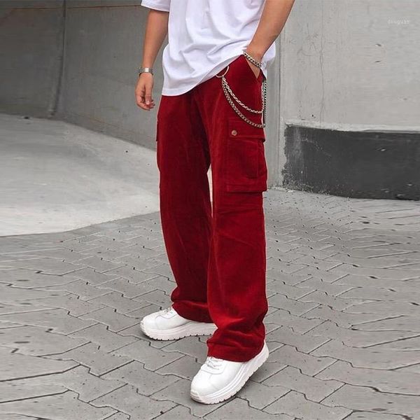 men's pants harajuku loose woven cargo mens fashion streetwear casual 2021 spring summer solid big pocket jogger trouser male clothing, Black
men's pants harajuku loose woven cargo mens fashion streetwear casual 2021 spring summer solid big pocket jogger trouser male clothing, Black