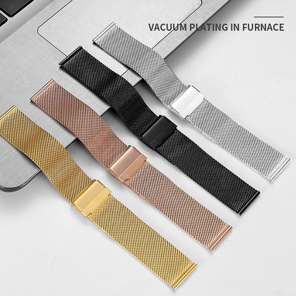 watch bands stainless steel replacement strap for garmin vivomove move style forerunner 245 645 music hr milanese metal wrist watchband, Black;brown
watch bands stainless steel replacement strap for garmin vivomove move style forerunner 245 645 music hr milanese metal wrist watchband, Black;brown