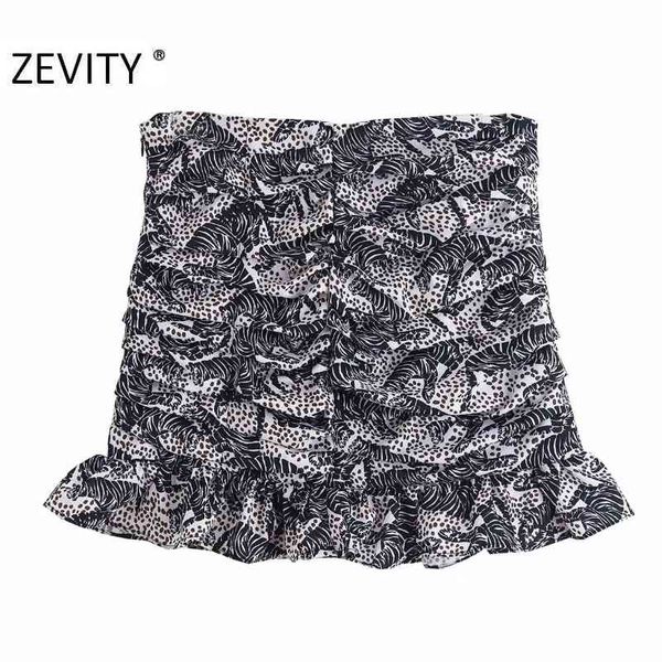 zevity women fashion animal texture print pleated skirt faldas mujer ladies side zipper vestidos chic hem ruffles skirts qun677 210419, Black
zevity women fashion animal texture print pleated skirt faldas mujer ladies side zipper vestidos chic hem ruffles skirts qun677 210419, Black
