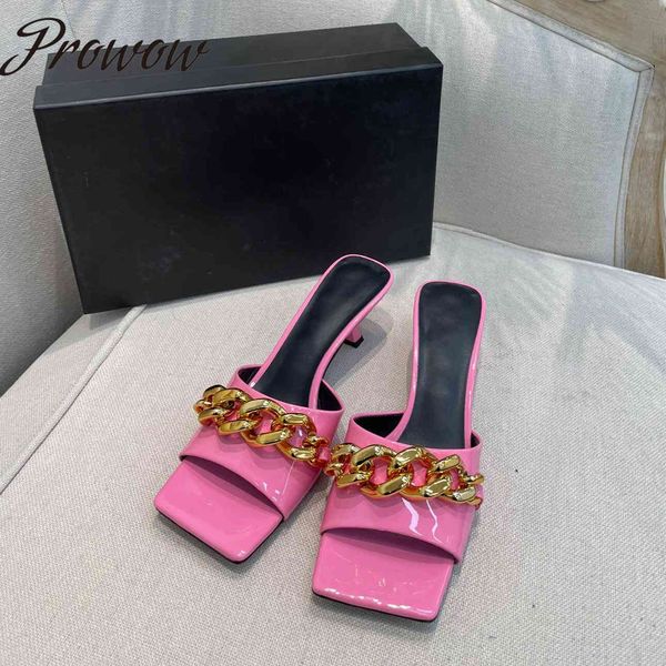 70% off wholesale sandals flip-flops oney new genuine leather metal chain luxury mules open toe heel slippers shoes women, Black
70% off wholesale sandals flip-flops oney new genuine leather metal chain luxury mules open toe heel slippers shoes women, Black