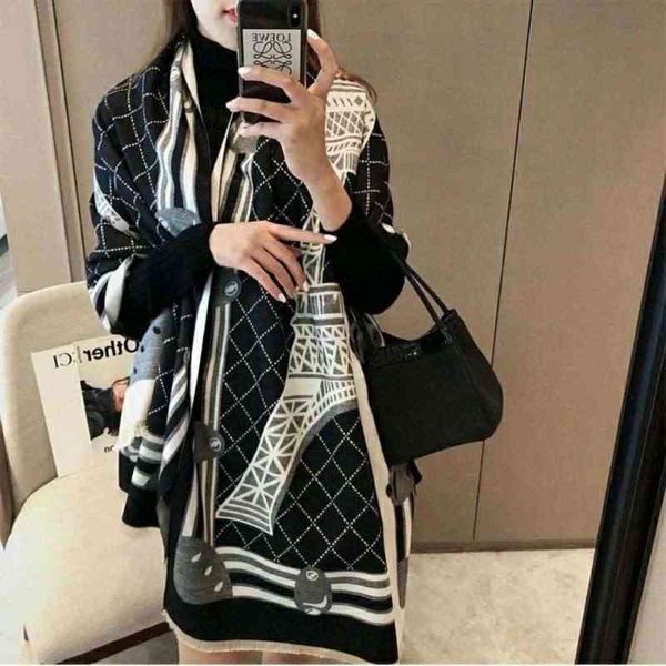 design scarf ins style beauty autumn and new imitation cashmere scarf women's net red with versatile warmth, Blue;gray
design scarf ins style beauty autumn and new imitation cashmere scarf women's net red with versatile warmth, Blue;gray