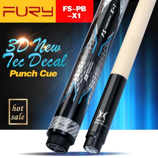 fury billiard punch cue fs-pb-x113mm tip professional stick black technology break 3d tec wrap kit cues
fury billiard punch cue fs-pb-x113mm tip professional stick black technology break 3d tec wrap kit cues