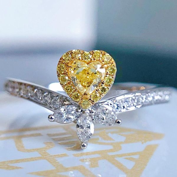 wedding rings luxury heart finger inlay yellow crystal zircon romantic jewelry for women engagement exquisite accessories, Slivery;golden
wedding rings luxury heart finger inlay yellow crystal zircon romantic jewelry for women engagement exquisite accessories, Slivery;golden