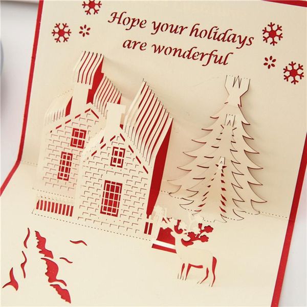 greeting cards 3d -up christmas card for postcards gifts with envelope stickers party invitation 
greeting cards 3d -up christmas card for postcards gifts with envelope stickers party invitation