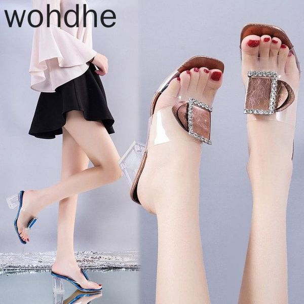 slippers 2021 summer luxury women thick crystal high heels pvc slides mules ladies peep toe block slipper sandals designer shoes, Black
slippers 2021 summer luxury women thick crystal high heels pvc slides mules ladies peep toe block slipper sandals designer shoes, Black
