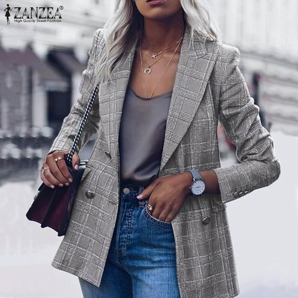 elegant office blazers suits women plaid checked blazer autumn long sleeve thin coats casual jackets spring outwear women's &, White;black
elegant office blazers suits women plaid checked blazer autumn long sleeve thin coats casual jackets spring outwear women's &, White;black