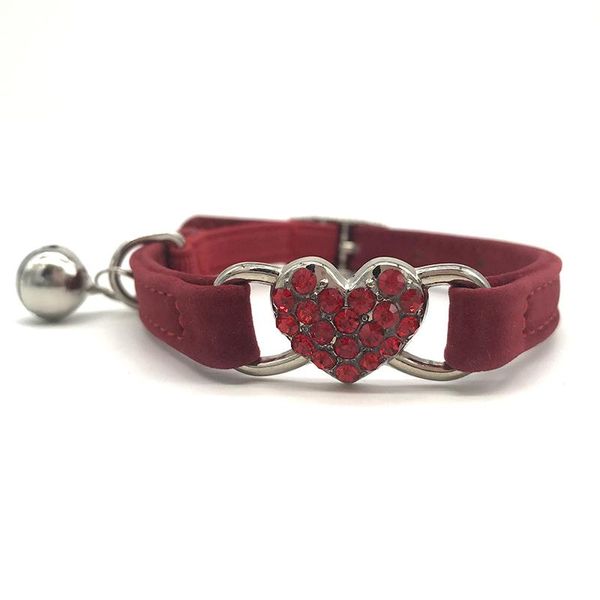 cat collars & leads pet products heart necklace collar and bell soft velvet elastic adjustable safety accessories kitten
cat collars & leads pet products heart necklace collar and bell soft velvet elastic adjustable safety accessories kitten
