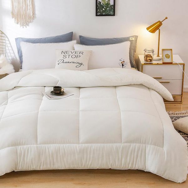 quilt winter single dormitory spring autumn thin bed solid four seasons king queen full 200x230cm comforters & sets
quilt winter single dormitory spring autumn thin bed solid four seasons king queen full 200x230cm comforters & sets