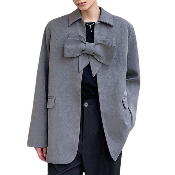 men's suits & blazers men bust big bow design jacket suit man korean streetwear vintage fashion loose casual party coat blazer male, White;black
men's suits & blazers men bust big bow design jacket suit man korean streetwear vintage fashion loose casual party coat blazer male, White;black