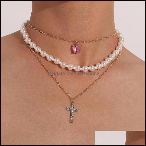 necklaces & pendants jewelry bohemia imiation pearl chains neckalce for women layered thin clavicle chain butterfly pedant necklace rhinesto, Silver
necklaces & pendants jewelry bohemia imiation pearl chains neckalce for women layered thin clavicle chain butterfly pedant necklace rhinesto, Silver