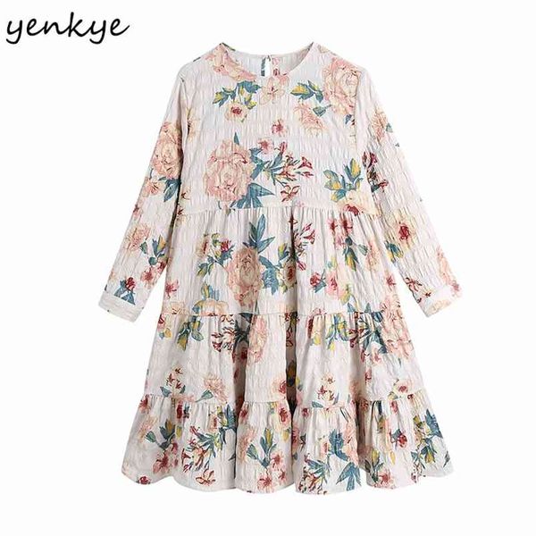 vintage floral print mini dress women o neck loose casual female summer plus size short vestido 210514, Black;gray
vintage floral print mini dress women o neck loose casual female summer plus size short vestido 210514, Black;gray