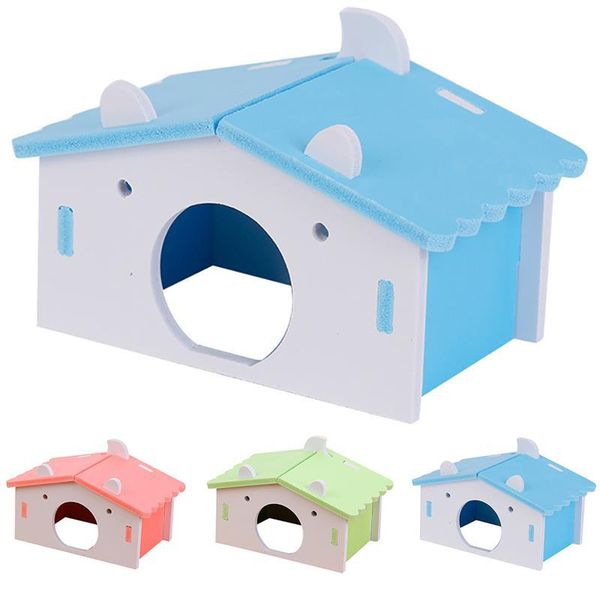 small animal supplies cage for hamster guinea pig rat house toy plastic hideout accessories