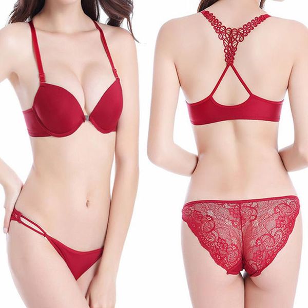 bras sets women lingerie underwear bra set seamless femme comfortable solid 3/4 cup high quality, Red;black
bras sets women lingerie underwear bra set seamless femme comfortable solid 3/4 cup high quality, Red;black