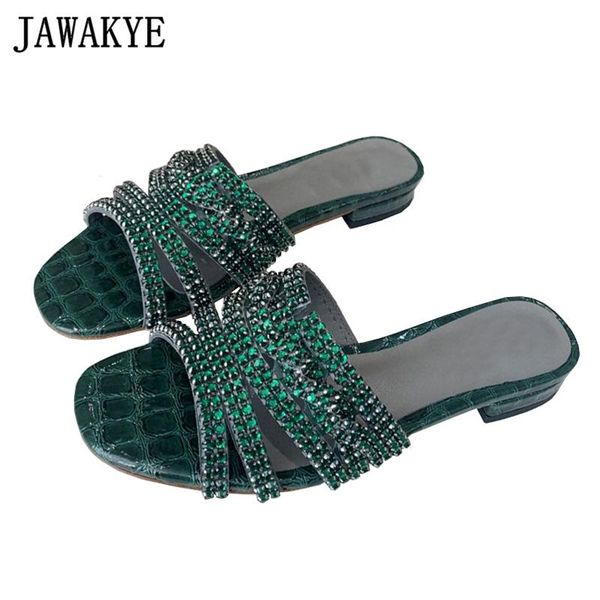open toe flats rhinestone slippers women casual crystal shoes summer bling flat sandals mules runway party, Black
open toe flats rhinestone slippers women casual crystal shoes summer bling flat sandals mules runway party, Black