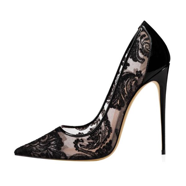 dress shoes black white mesh lace high heels calzado mujer thin for women pointed toe pumps woman party
dress shoes black white mesh lace high heels calzado mujer thin for women pointed toe pumps woman party