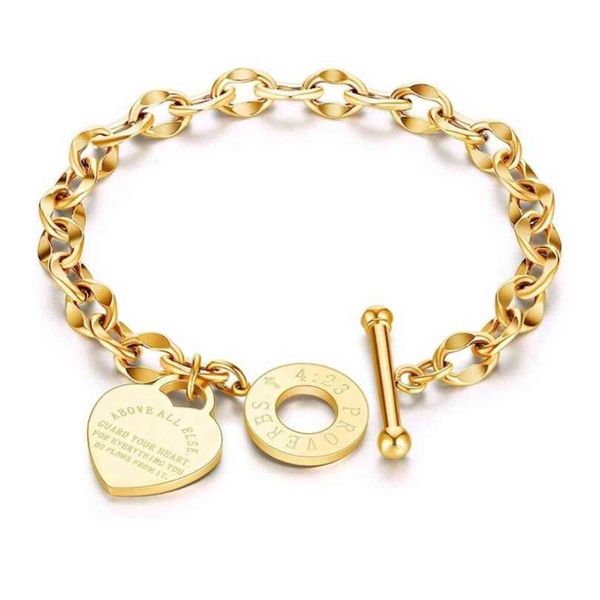316l stainless steel heart letter pendant round ot buckle bracelets for women fashion trend fine exquisite jewelry gift sab584, Black
316l stainless steel heart letter pendant round ot buckle bracelets for women fashion trend fine exquisite jewelry gift sab584, Black