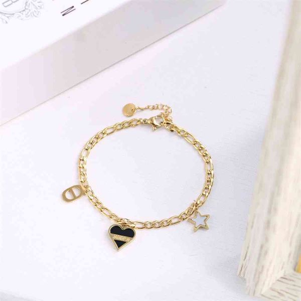 special offer 2021 luxury designer jewelry display titanium steel black love fritillaria five pointed star contrast thick chain bracelet han, White
special offer 2021 luxury designer jewelry display titanium steel black love fritillaria five pointed star contrast thick chain bracelet han, White
