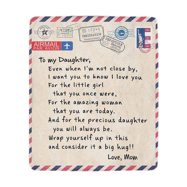 Custom Text Fleece Blanket Throw Envelope Plush Throw Blanket Fuzzy Ultra-Soft Blanket 60"x80"
Custom Text Fleece Blanket Throw Envelope Plush Throw Blanket Fuzzy Ultra-Soft Blanket 60"x80"