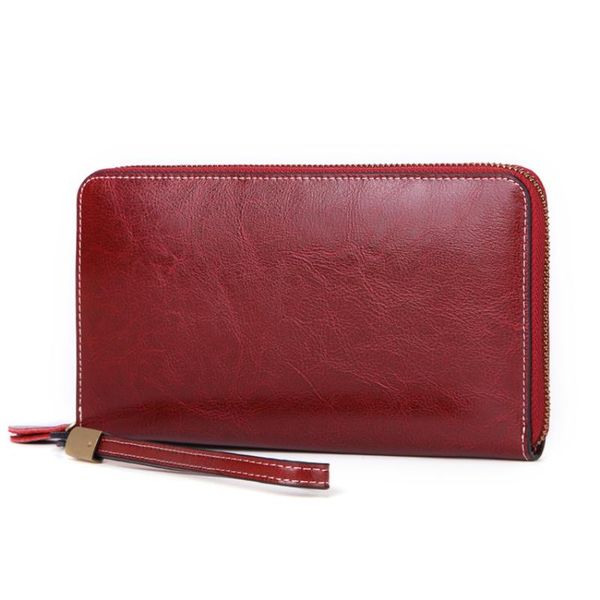 wallets rfid anti-theft brush women wallet genuine leather female clutch long large capacity lady purse card holder phone pocket, Red;black
wallets rfid anti-theft brush women wallet genuine leather female clutch long large capacity lady purse card holder phone pocket, Red;black