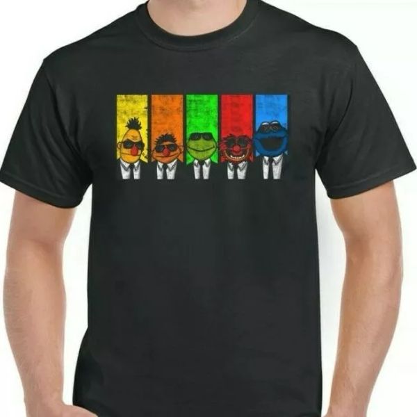 reservoir dogs t-shirt the muppets mens funny tee tarantino movie film uk, White;black
reservoir dogs t-shirt the muppets mens funny tee tarantino movie film uk, White;black