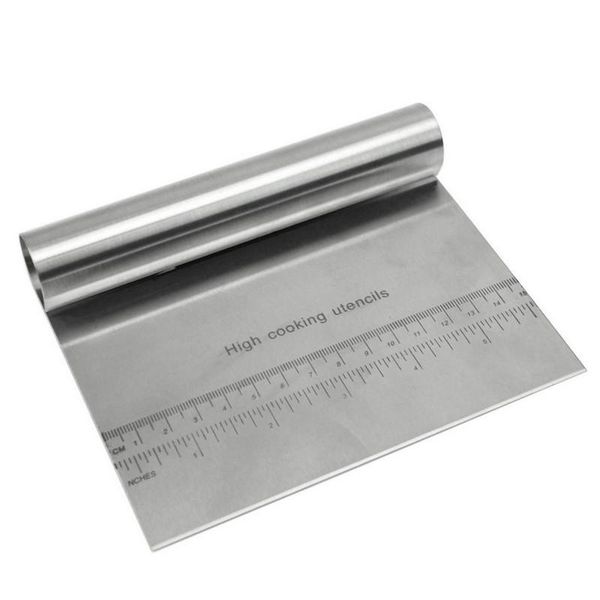 kitchen tools stainless steel pizza cake dough scraper cutter baking pastry spatulas fondant cream cutting with measuring guide &
kitchen tools stainless steel pizza cake dough scraper cutter baking pastry spatulas fondant cream cutting with measuring guide &