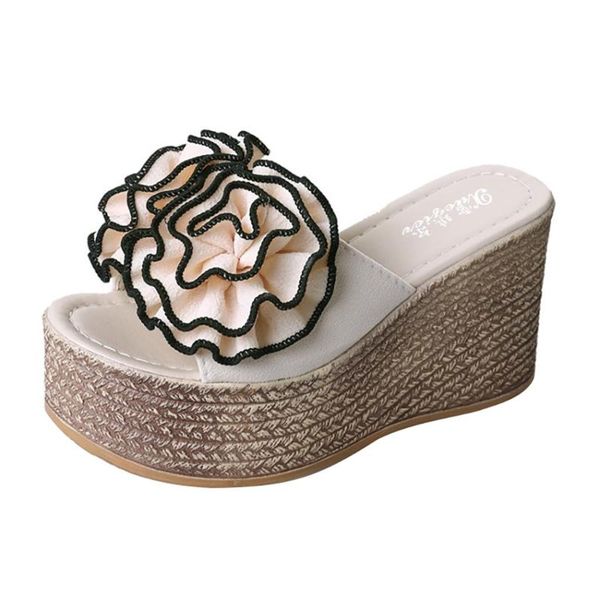 women's sandals summer muffin with open toe platform wedge cloth flowers increased breathable 2021, Black
women's sandals summer muffin with open toe platform wedge cloth flowers increased breathable 2021, Black
