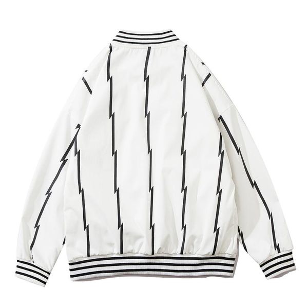 men's jackets letter embroidery striped jacket mens autumn casual contrast paneled baseball streetwear loose outerwear men, Black;brown
men's jackets letter embroidery striped jacket mens autumn casual contrast paneled baseball streetwear loose outerwear men, Black;brown