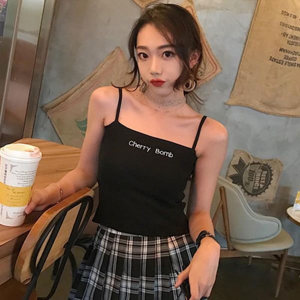 women's tanks & camis 4colors women basic letter print tank summer fashion thin streetwear sleeveless korean style *, White
women's tanks & camis 4colors women basic letter print tank summer fashion thin streetwear sleeveless korean style *, White