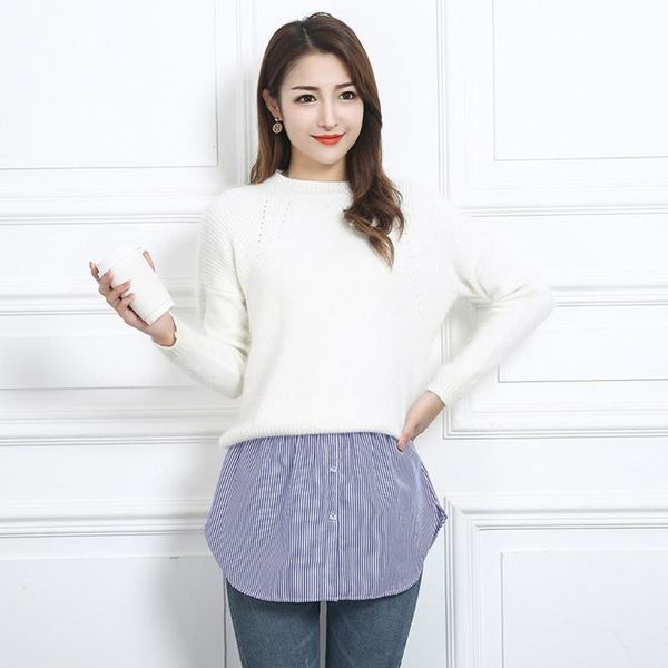 skirts women layered decorative skirt blue vertical stripes print flare curved false fake hem buttons elastic waist detachable apron, Black
skirts women layered decorative skirt blue vertical stripes print flare curved false fake hem buttons elastic waist detachable apron, Black