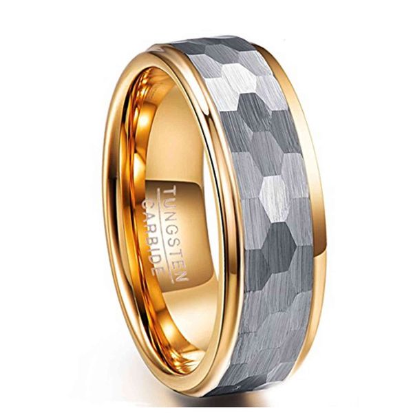 ring popular new tungsten steel step flower cutting room electric gold men's straight, Silver
ring popular new tungsten steel step flower cutting room electric gold men's straight, Silver