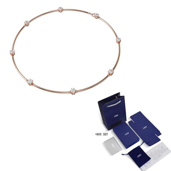 chains fashion accessories swa rose gold bamboo circle clavicle necklace shiny crystal decoration ladies birthday romantic jewelry gift, Silver
chains fashion accessories swa rose gold bamboo circle clavicle necklace shiny crystal decoration ladies birthday romantic jewelry gift, Silver