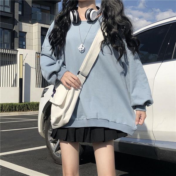 women's hoodies & sweatshirts japanese sweet soft girly women sweatshirt for antumn kawaii student loose long sleeve o-neck lazy ladie, Black
women's hoodies & sweatshirts japanese sweet soft girly women sweatshirt for antumn kawaii student loose long sleeve o-neck lazy ladie, Black