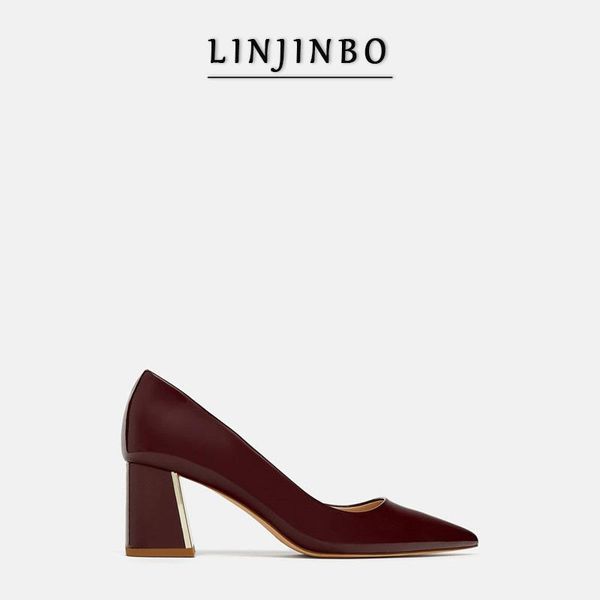 dress shoes pointed toe high heels women chic thick heel office pumps lady casual slip-on work mujer plus size 34-41, Black
dress shoes pointed toe high heels women chic thick heel office pumps lady casual slip-on work mujer plus size 34-41, Black