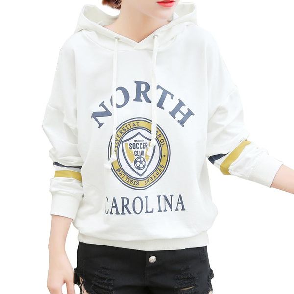 women's hoodies & sweatshirts womne clothing arrival casual long sleeve girls style korean streetwear fashion white loose, Black
women's hoodies & sweatshirts womne clothing arrival casual long sleeve girls style korean streetwear fashion white loose, Black
