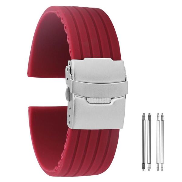watch bands rose red silicone strap 18mm 20mm 22mm 24mm pasek do zegarka durable waterproof bracelet band cinturino orologio, Black;brown
watch bands rose red silicone strap 18mm 20mm 22mm 24mm pasek do zegarka durable waterproof bracelet band cinturino orologio, Black;brown