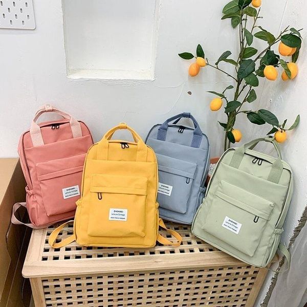 large capacity waterproof nylon women backpack female solid color schoolbag leisure long portable travel
large capacity waterproof nylon women backpack female solid color schoolbag leisure long portable travel