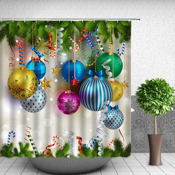 merry christmas shower curtain new year colorful balls bathroom curtain gold blue green fabric polyester with hooks
merry christmas shower curtain new year colorful balls bathroom curtain gold blue green fabric polyester with hooks