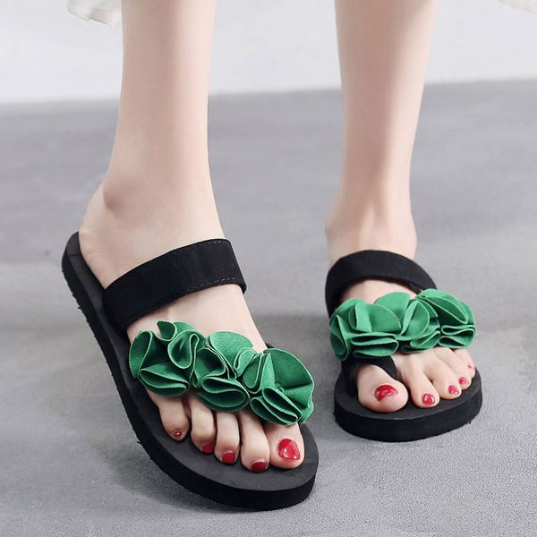 women beach sandals summer breathable flowers sandals outdoor home slipper flip-flops flat shoes casual bohemia slippers, Black
women beach sandals summer breathable flowers sandals outdoor home slipper flip-flops flat shoes casual bohemia slippers, Black