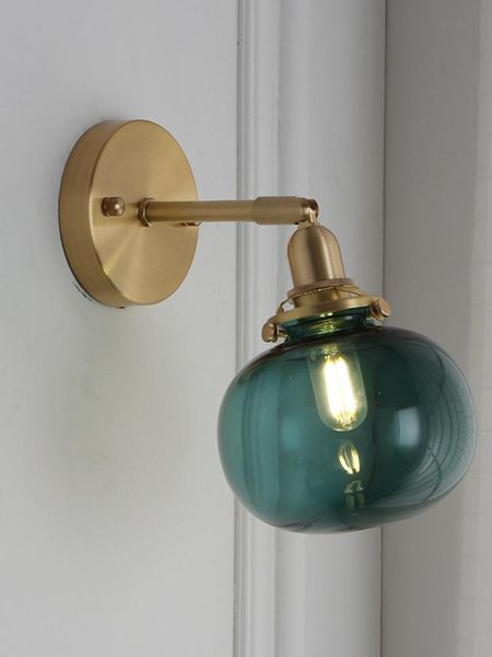 wall lamp nordic copper led beside bedroom bathroom mirror bule glass ball light fixtures wandlamp applique murale
wall lamp nordic copper led beside bedroom bathroom mirror bule glass ball light fixtures wandlamp applique murale